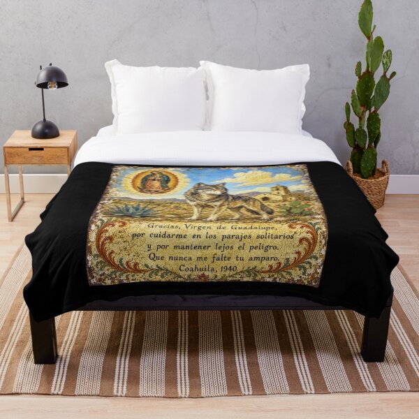 Item preview, Desert Wolf Mexican Ex-Voto Folk Art designed and sold by newnomads-art.