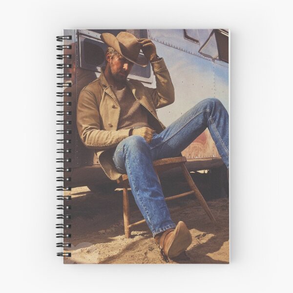 Item preview, ryan gosling cowboy western photoshoot designed and sold by jessomade.