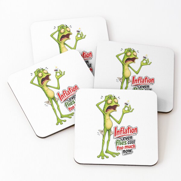 Item preview, Inflation Frog – Funny Cartoon Money Struggle designed and sold by Halbeskilo.