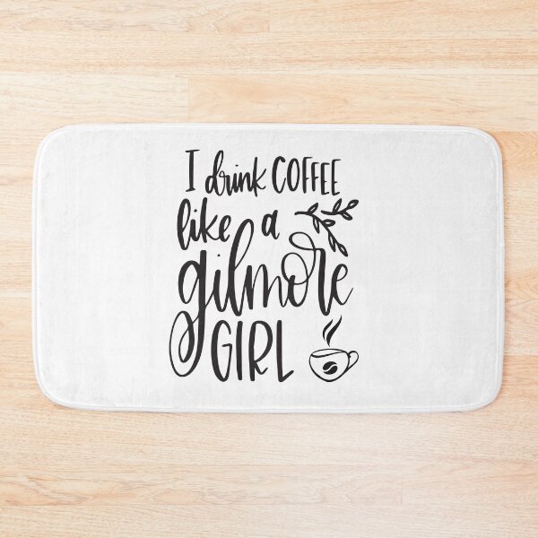 Artikelvorschau, Ich trinke Kaffee wie ein Gilmore Girl Typografie entworfen und verkauft von GulfSignature.