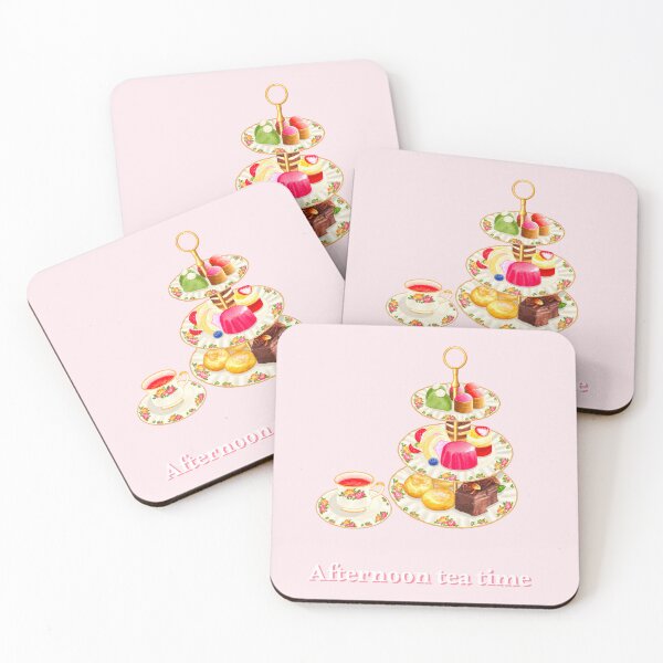 Item preview, Afternoon Tea Time – Vintage Floral Tea Set designed and sold by GomTaeng.