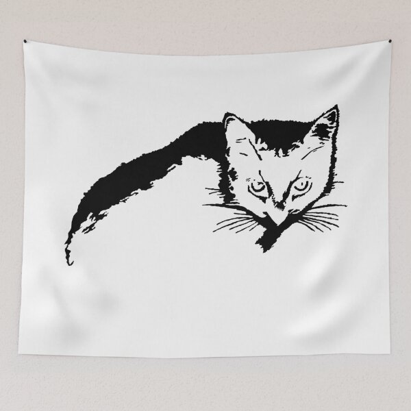 Item preview, Illustration,zeichnung, silhouette, Kitty Killer designed and sold by Marcin Adrian.