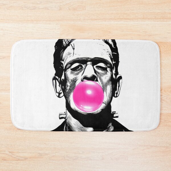 Item preview, Frankenstein blowing a pink bubble designed and sold by anytka.