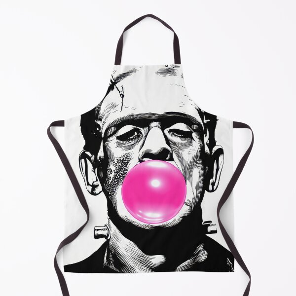 Item preview, Frankenstein blowing a pink bubble designed and sold by anytka.