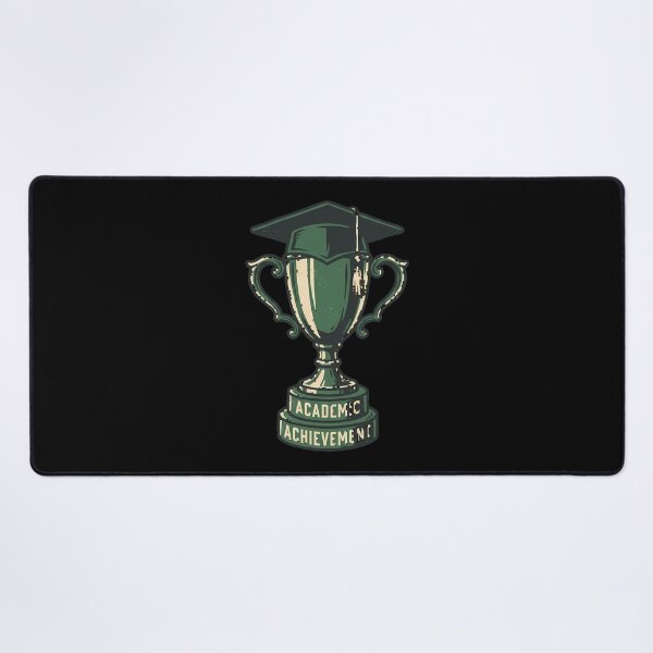 Item preview, Academic Achievement Champion Trophy Mortarboard Vintage Aesthetic designed and sold by mood-draftsman.