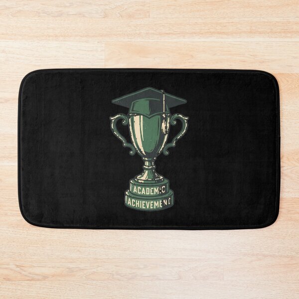 Item preview, Academic Achievement Champion Trophy Mortarboard Vintage Aesthetic designed and sold by mood-draftsman.
