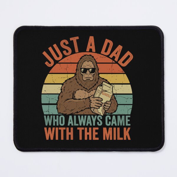 Item preview, Just a dad who always came back with milk Funny Dad Fathers day designed and sold by drawwiika+44.