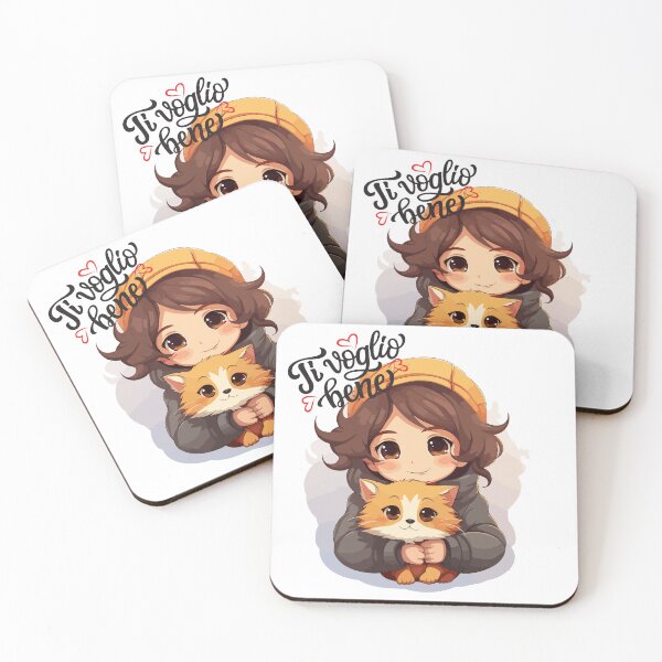 Item preview, Moonlight Whiskers – Girl & Cat designed and sold by UCDesigns.