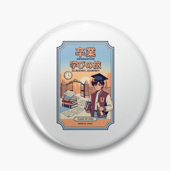 Item preview, Japanese Anime Graduate Class Of 2026 Academic Journey Aesthetic designed and sold by mood-draftsman.