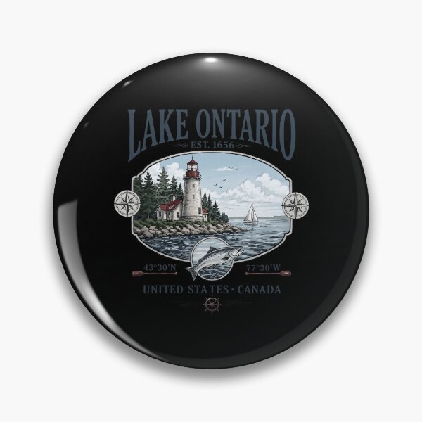 Item preview, Lake Ontario - Est. 1656 - United States Canada designed and sold by onlytiggokk.