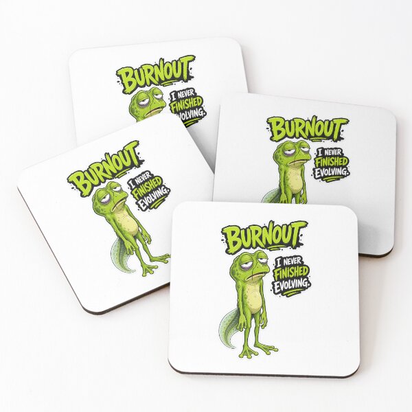 Item preview, Burnout Frog – Never Finished Evolving Cartoon designed and sold by Halbeskilo.