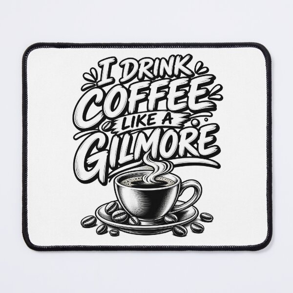 Item preview, I Drink Coffee Like A Gilmore Retro Typography designed and sold by GulfSignature.