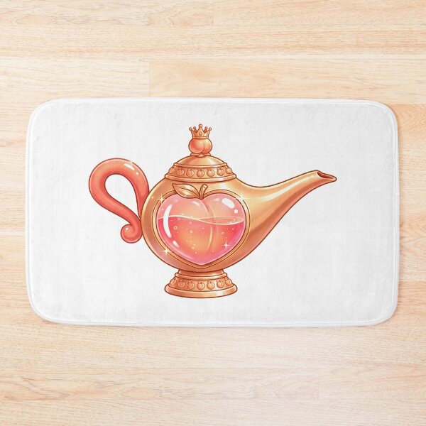Item preview, Peach Magic Lamp - Cute Princess Fantasy Illustration designed and sold by yodaddydesigns.