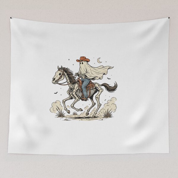 Item preview, Dust Trail Cowgirl on Horseback designed and sold by Tee Studio.
