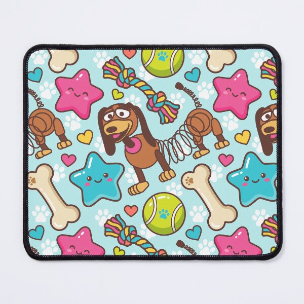 Item preview, Colorful Slinky Doggie Pink and Blue designed and sold by Pretty Things Online.