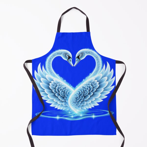 Item preview, Ethereal Blue Swans in Love designed and sold by MagicCrystal.