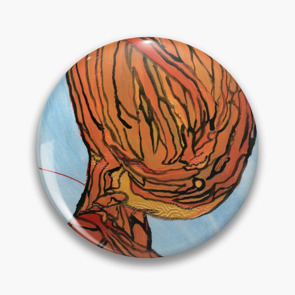Item preview, Fiery Soul – Expressionist Abstract Silhouette designed and sold by Dwaalhaas.com.