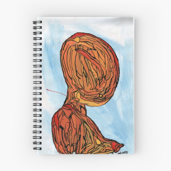 Item preview, Fiery Soul – Expressionist Abstract Silhouette designed and sold by Dwaalhaas.com.