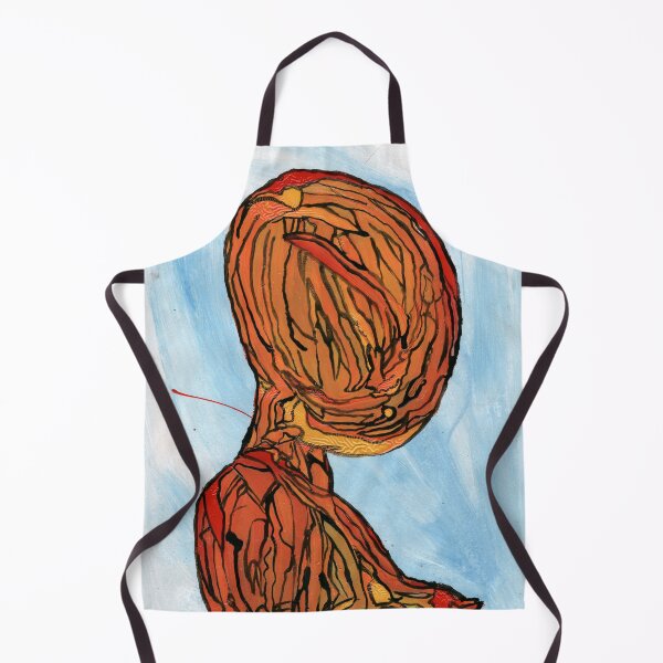 Item preview, Fiery Soul – Expressionist Abstract Silhouette designed and sold by Dwaalhaas.com.
