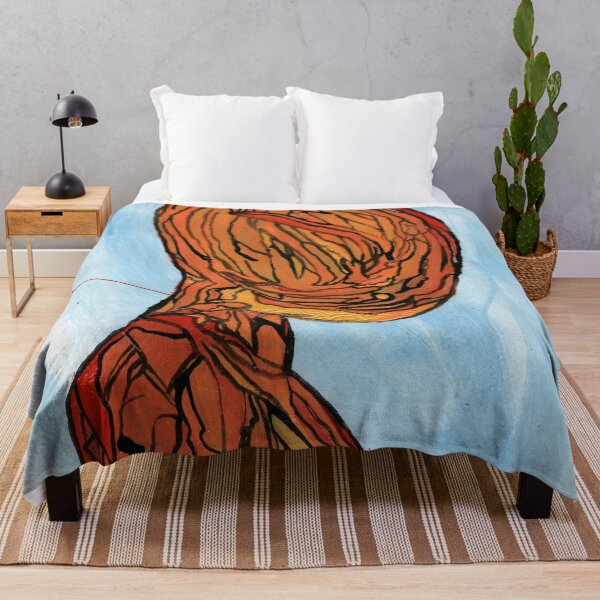 Item preview, Fiery Soul – Expressionist Abstract Silhouette designed and sold by Dwaalhaas.com.