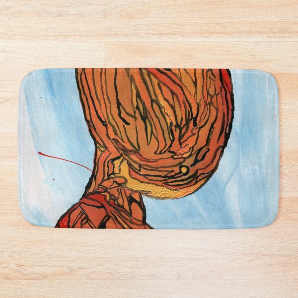 Item preview, Fiery Soul – Expressionist Abstract Silhouette designed and sold by Dwaalhaas.com.