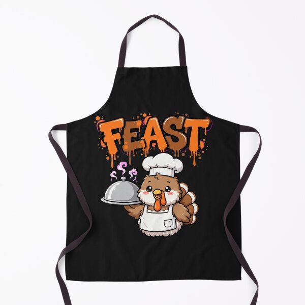 Item preview, Thanksgiving Turkey Chef FEAST Platter Steam designed and sold by Surviving Monday Club.