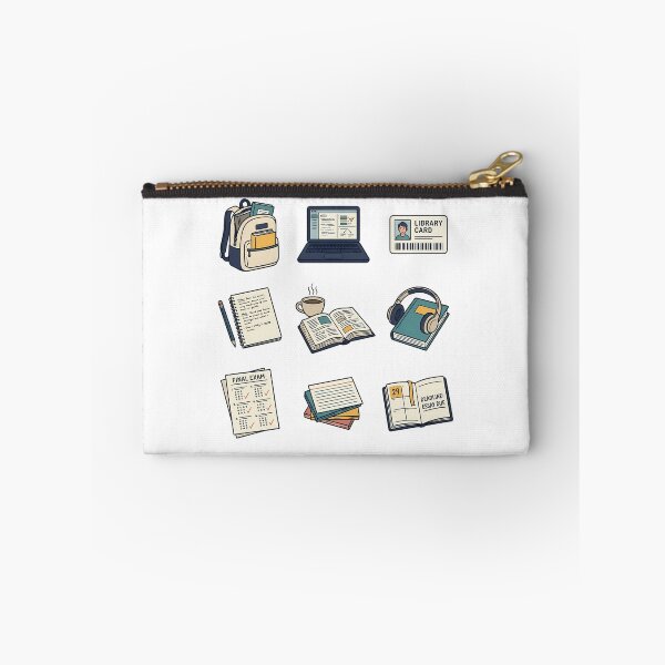 Item preview, Student Study Essentials Laptop Backpack Finals Sticker Pack designed and sold by mood-draftsman.