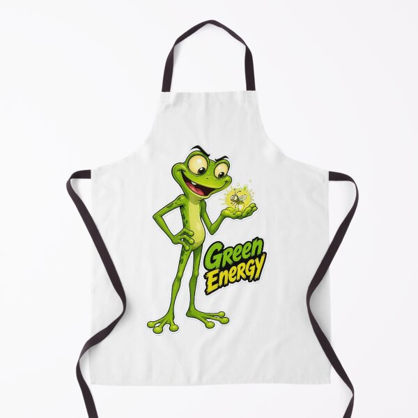 Item preview, Green Energy Frog – Glowing Firefly Cartoon designed and sold by Halbeskilo.