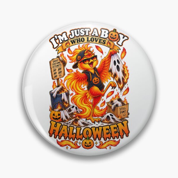 Item preview, ⭐ CRYPT OR TREAT COLLECTION - OOPS! HALLOWEEN FIERY PHOENIX & GHOST COSTUMES FIRE MISHAP Oops! - BOY designed and sold by WheelieGdArt.