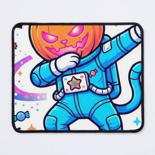 Item preview, Dabbing Space Cat Pumpkin Astronaut Halloween Art designed and sold by DailySparks.