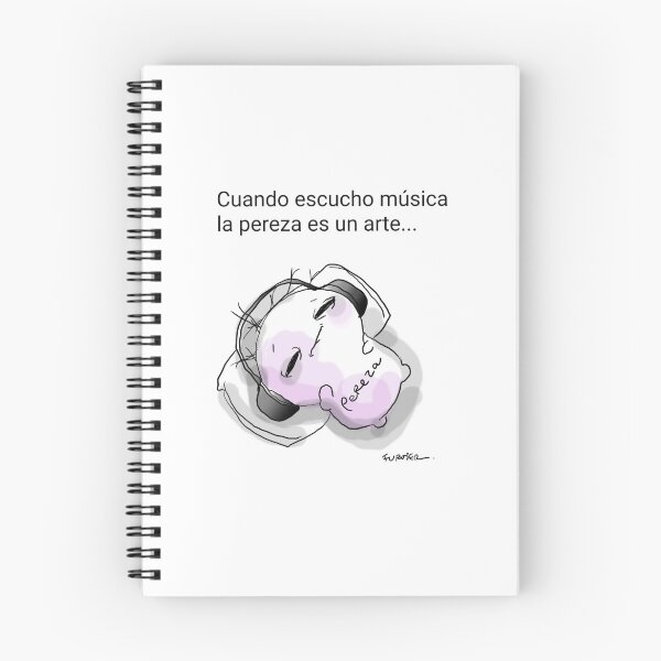 Item preview, Laziness and music designed and sold by Psicodibujos.
