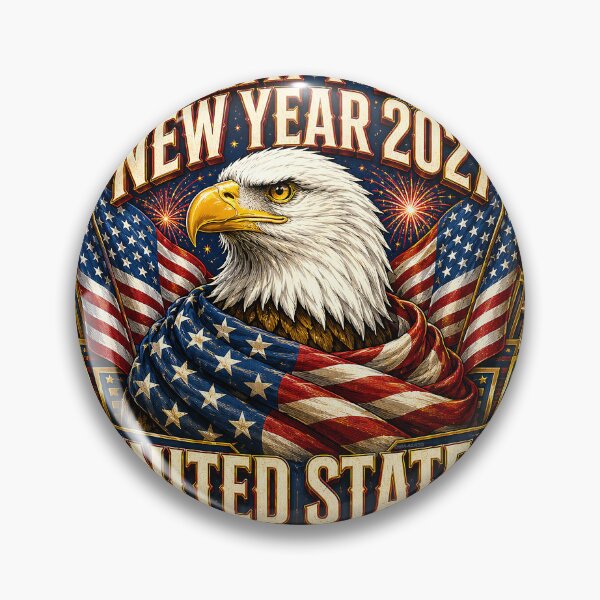Item preview, HAPPY NEW YEAR 2027 - UNITED STATES - Independence - Freedom - Pride designed and sold by DBM Photo Art 1.
