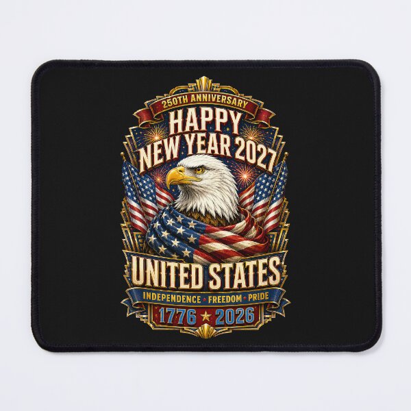Item preview, HAPPY NEW YEAR 2027 - UNITED STATES - Independence - Freedom - Pride designed and sold by DBM Photo Art 1.