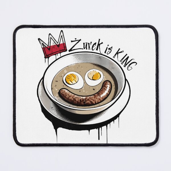 Item preview, Żurek Is King – Funny Polish Soup Food Design designed and sold by D-Ave Magic Store .