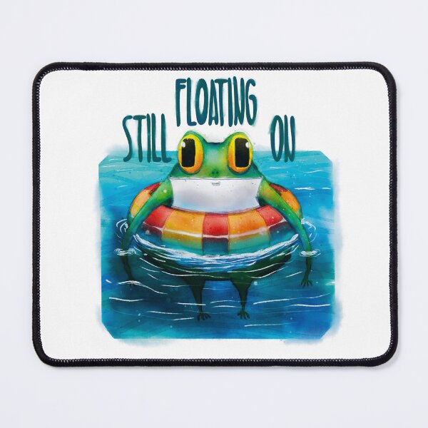 Item preview, Swimming Frog designed and sold by HeiWaveArt.