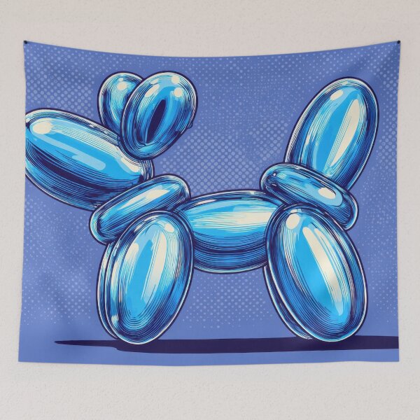 Artikelvorschau, Ballonhund-Skulptur in blauer Farbe entworfen und verkauft von anytka.
