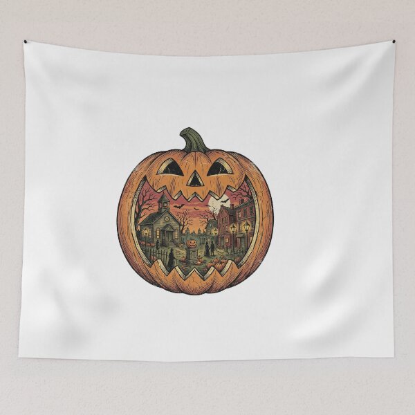 Item preview, Orange Farm Truck on Halloween Night designed and sold by Tee Studio.