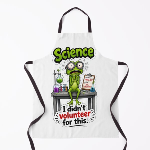 Artikelvorschau, Science Frog – I Didn’t Volunteer for This Cartoon entworfen und verkauft von Halbeskilo.