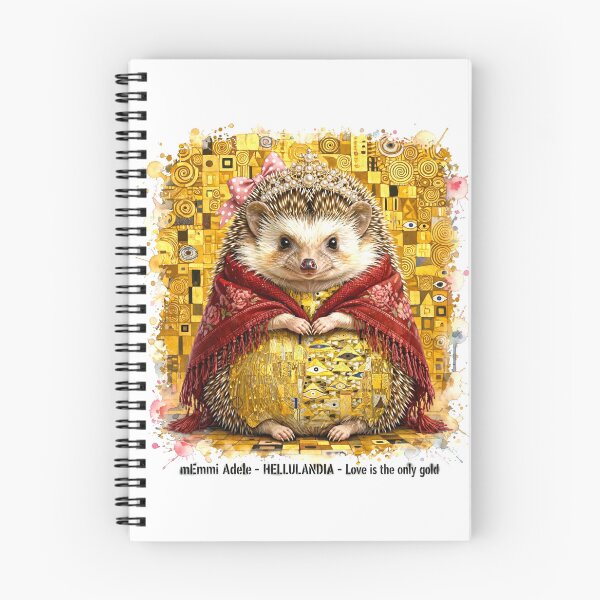Item preview, mEmmi Adele Golden Klimt Hedgehog Princess designed and sold by Hellulandia - no nää ny vaa o tämmöne.