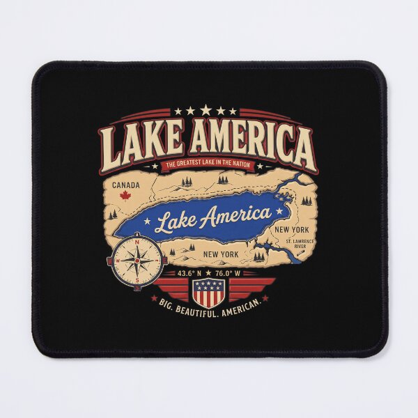 Item preview, Lake America - The Greatest Lake In The Nation - Lake Ontario - Big. Beautiful. American. designed and sold by onlytiggokk.