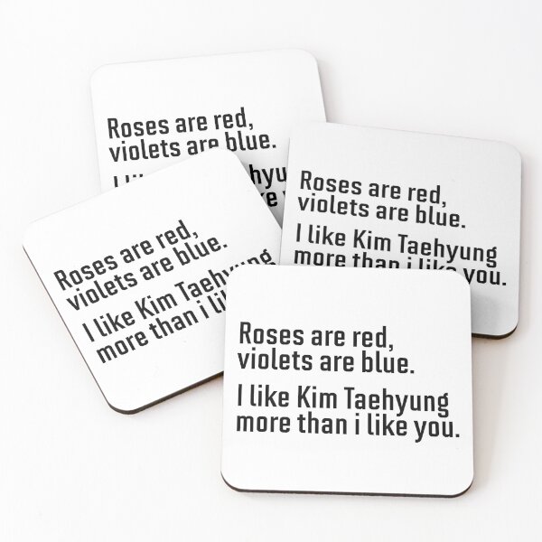 Item preview, Rose are red violets are blue - Kim Taehyung designed and sold by hazywares.