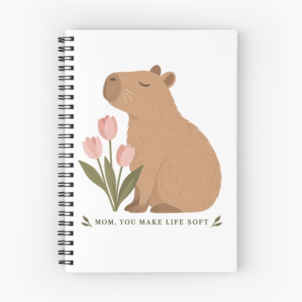 Item preview, Sweet Capybara Flowers for Mom designed and sold by SayMaria.