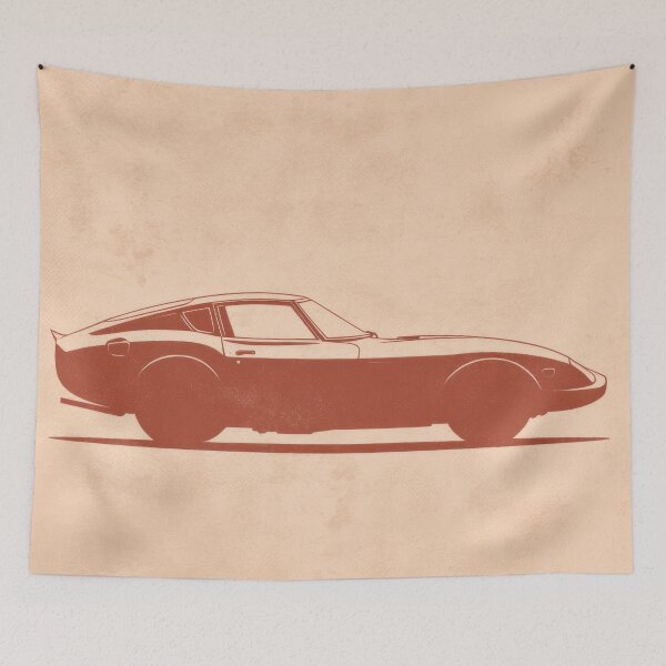 Item preview, Classic car design in red outline designed and sold by anytka.