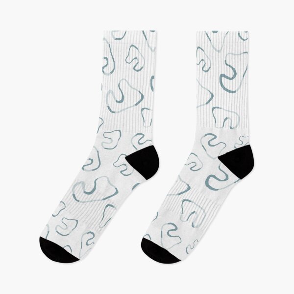 Item preview, Abstract Squiggle Line Blue Pattern designed and sold by Zaya_art.