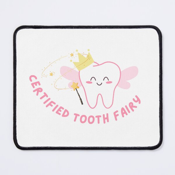 Item preview, Certified Tooth Fairy | Dentist | Funny | Cute designed and sold by The Turquoise Brush.
