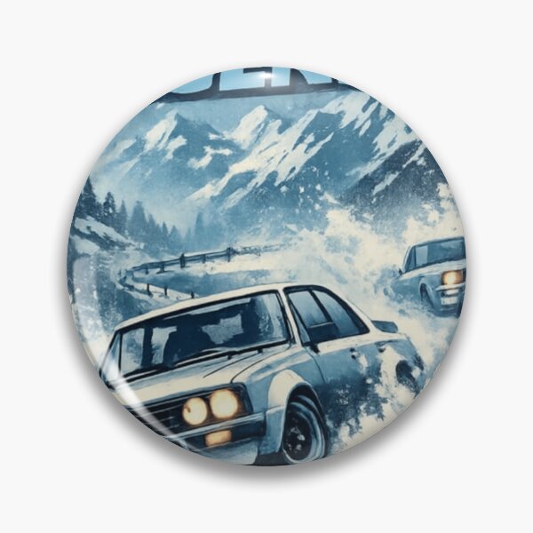 Item preview, Rally Legends Drift Car – Vintage Snow Racing Retro Motorsport Design designed and sold by RajDeals.