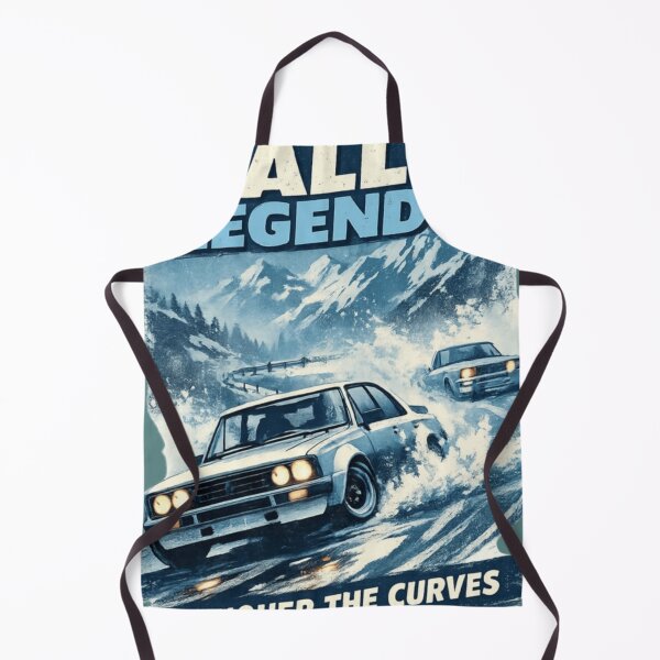 Item preview, Rally Legends Drift Car – Vintage Snow Racing Retro Motorsport Design designed and sold by RajDeals.