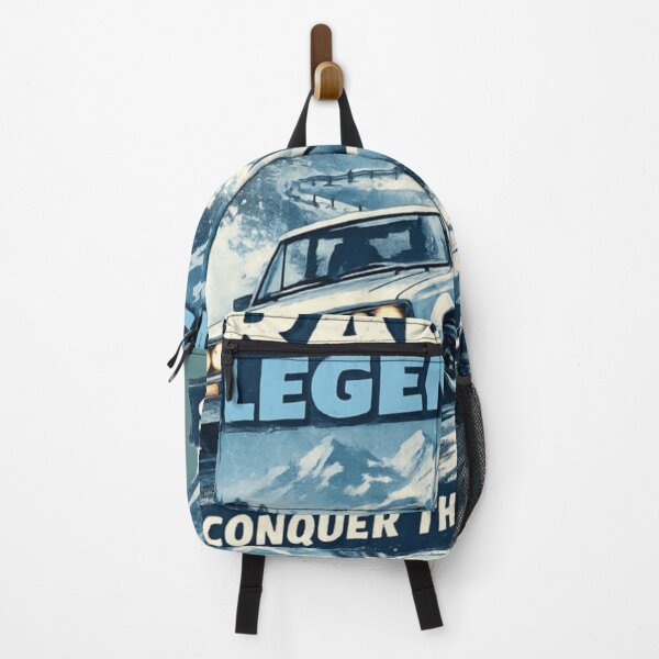 Item preview, Rally Legends Drift Car – Vintage Snow Racing Retro Motorsport Design designed and sold by RajDeals.