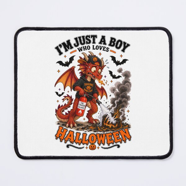 Item preview, ⭐ CRYPT OR TREAT COLLECTION - OOPS! HALLOWEEN DRAGON & PUMPKIN FIRE MISHAP Oops! - BOY designed and sold by WheelieGdArt.