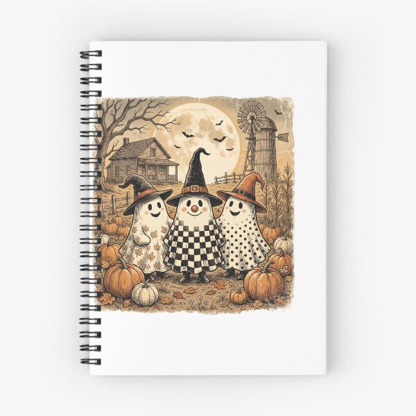 Item preview, Three Ghosts at the Harvest Windmill designed and sold by Tee Studio.